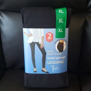 Felina Ladies' Sueded Legging, 2-pack